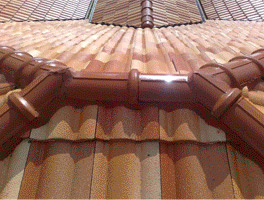 Down pipes after